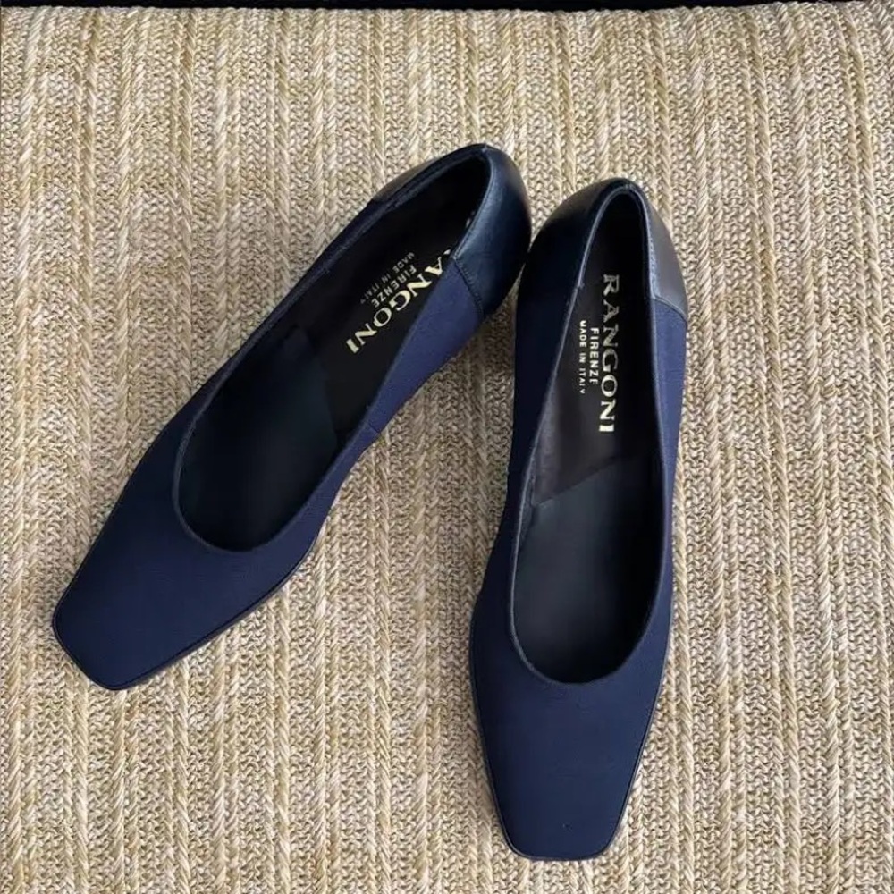 Vintage Rangoni Firenze low-heeled pumps made in Italy